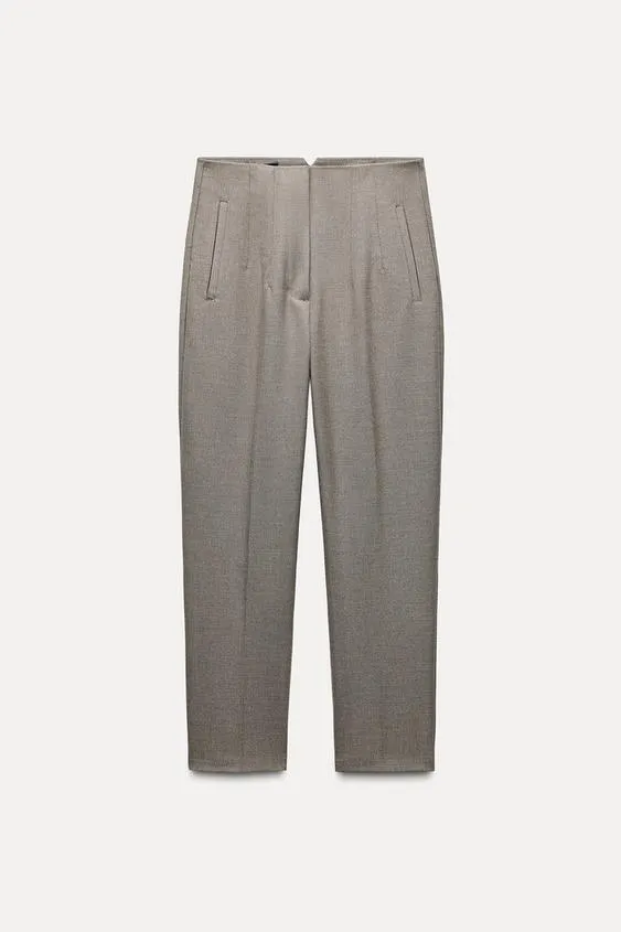 HIGH-WAIST TROUSERS