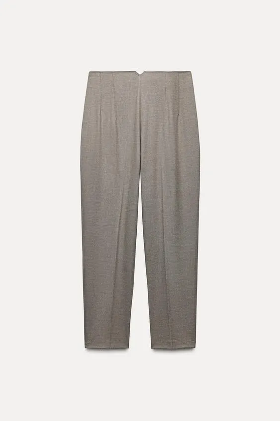 HIGH-WAIST TROUSERS