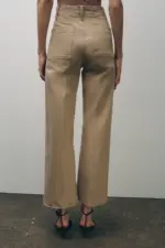 ZW COLLECTION WIDE-LEG HIGH-WAIST JEANS