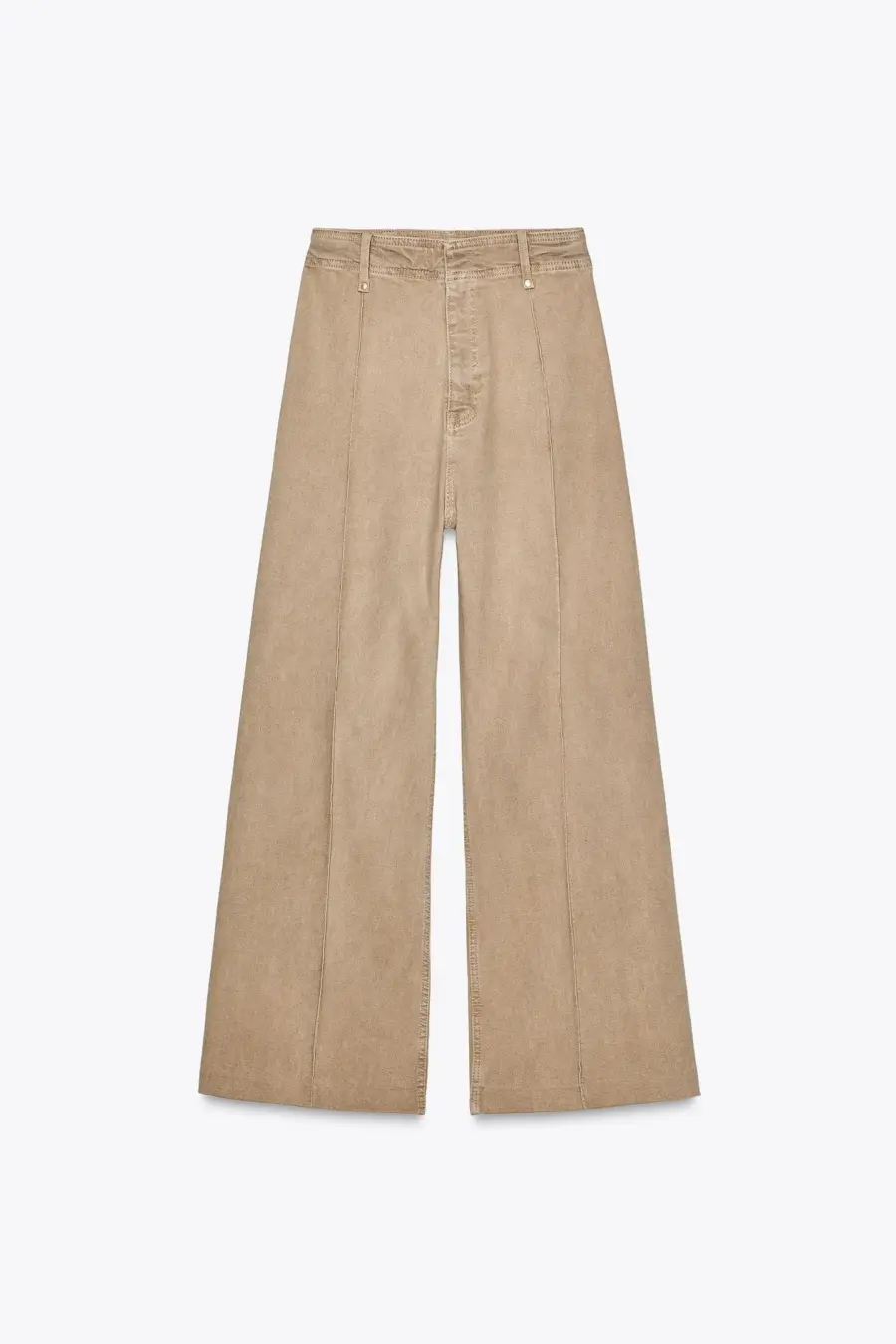 ZW COLLECTION WIDE-LEG HIGH-WAIST JEANS