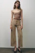 ZW COLLECTION WIDE-LEG HIGH-WAIST JEANS
