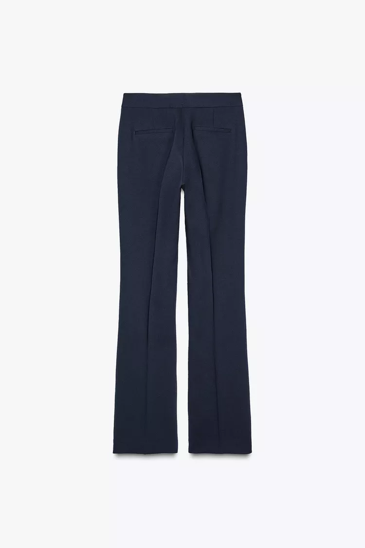 STRAIGHT MID-RISE PANTS