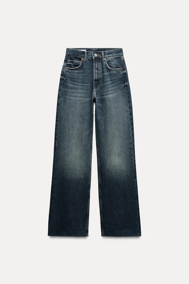 FULL LENGTH TRF HIGH RISE WIDE LEG JEANS