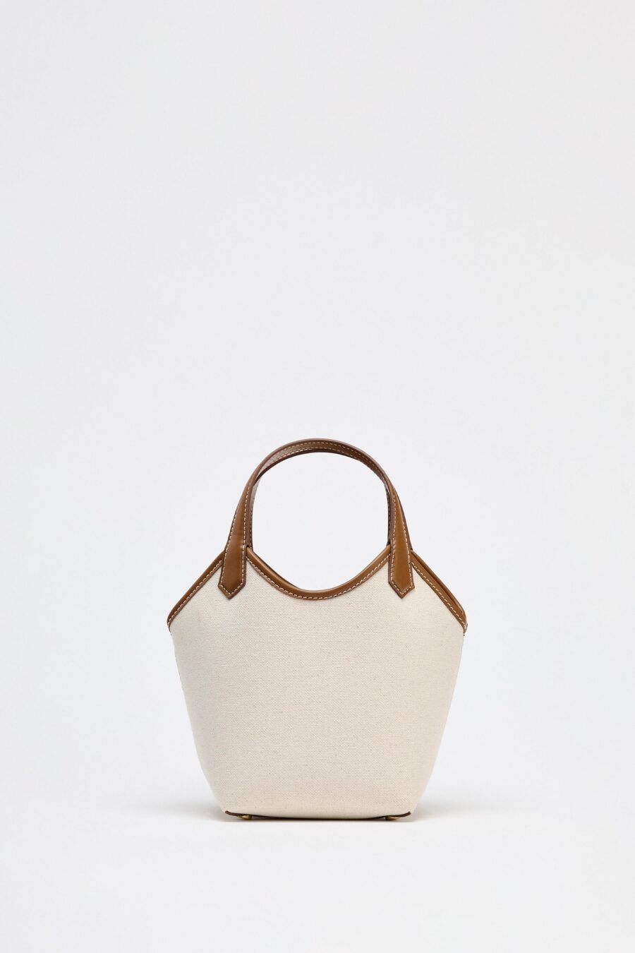CONTRAST CANVAS MINI TOTE BAG