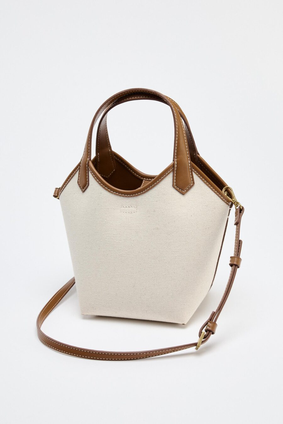 CONTRAST CANVAS MINI TOTE BAG