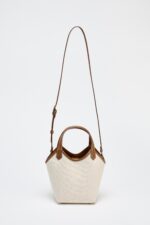 CONTRAST CANVAS MINI TOTE BAG