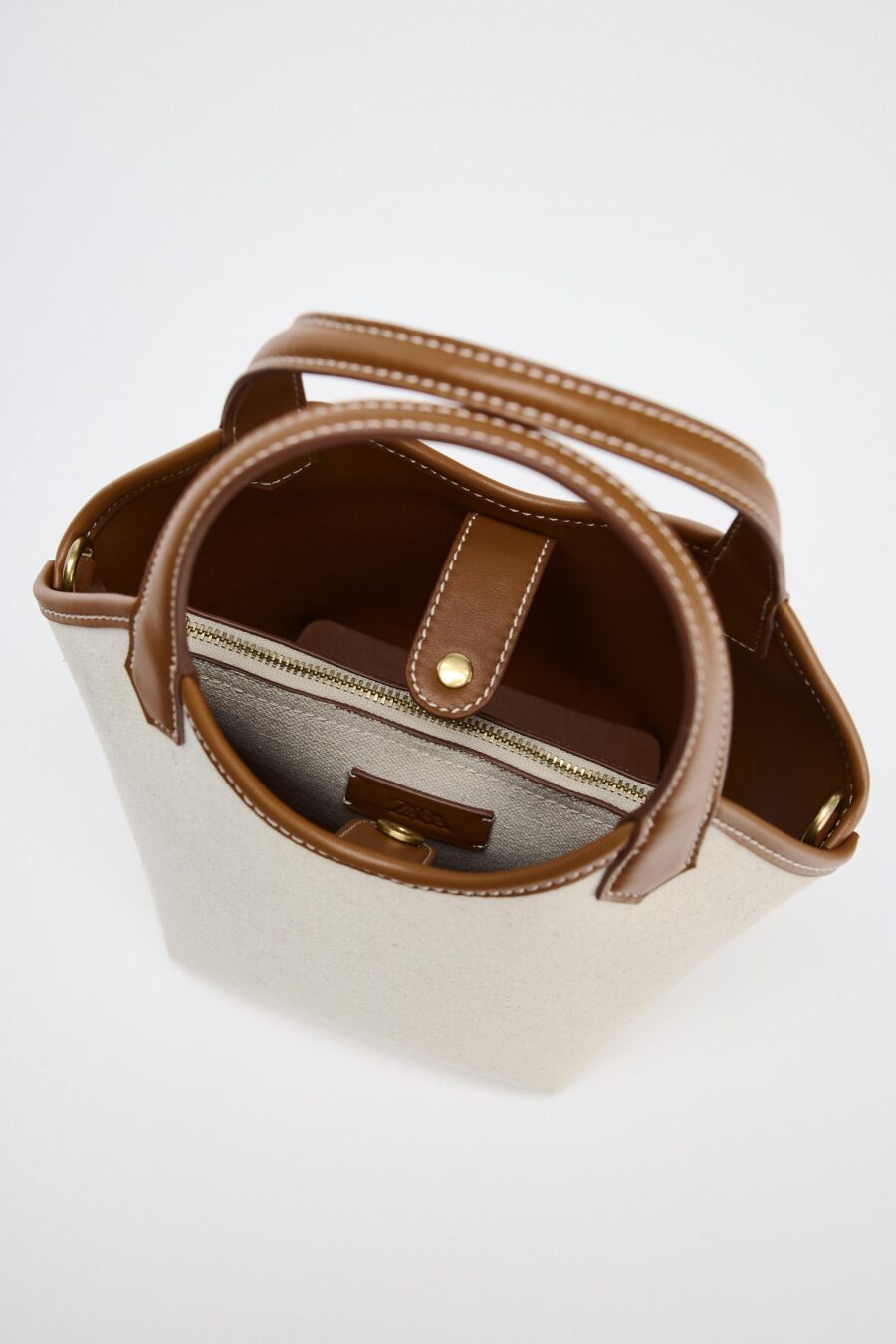 CONTRAST CANVAS MINI TOTE BAG