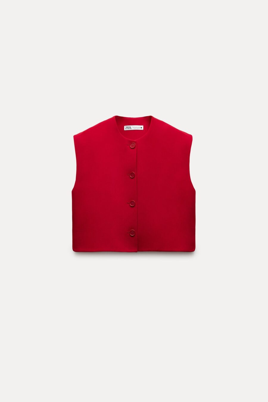 Zara BUTTONED VEST TOP ZW COLLECTION