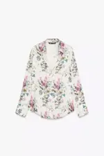 SATIN EFFECT PRINTED SHIRT