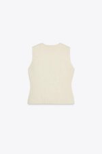 PLAIN KNIT VEST