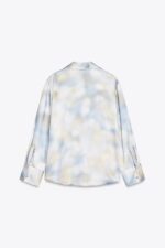 SATIN SHIRT WITH TIE-DYE EFFECT